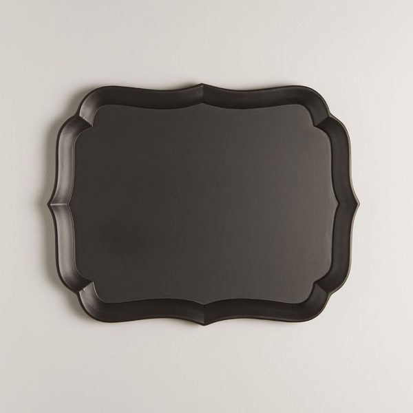 Lacquered wood tray - Image 4