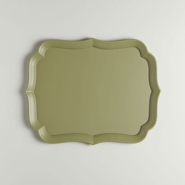 Lacquered wood tray - Image 3